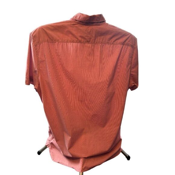 Banana Republic Men's Lightweight Camden Fit Button-Down Shirt L Red & White 100 - Picture 3 of 8